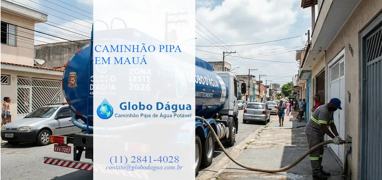 Caminhão Pipa em Mauá