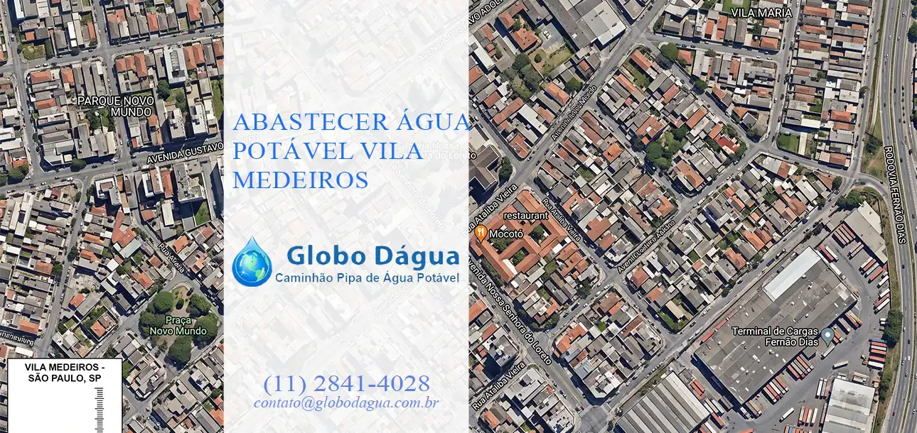 Abastecer Água Potável Vila Medeiros